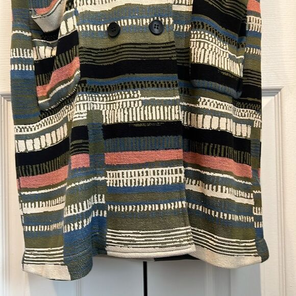 Aldo Martins Gap Printed Double Breasted Vest Size M - Picture 6 of 13